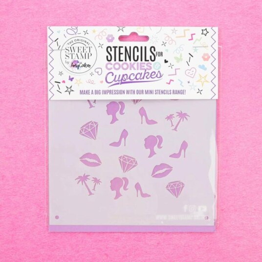 Sweet Stamp Mini Stensil Barbie 