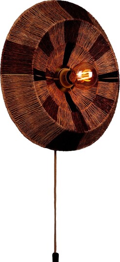 Good&Mojo   Vegglampe Serengeti D45   Brun