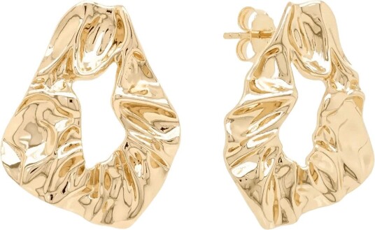 Marmara Sterling 925 Silver Earrings Yellow Gold Gold ONE SIZE Marmara Sterling 925 Silver Earrings Yellow Gold Gold ONE SIZE