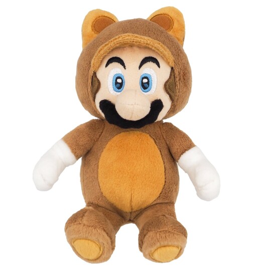 Super Mario Tanooki Kosedyr 22 cm - Offisielt Lisensiert Plagg Super Mario Tanooki Kosedyr 22 cm - Offisielt Lisensiert Plagg