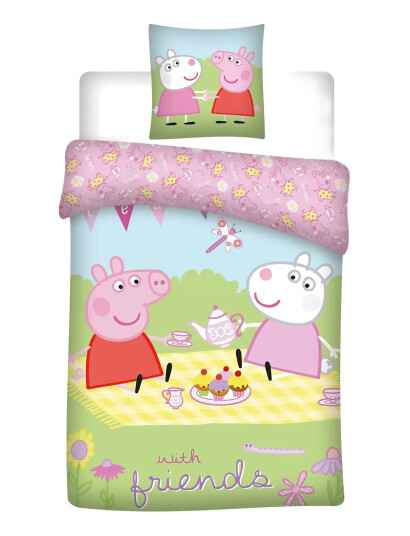 BrandMac Bed Linen Pep 035   100X140X45 Cm   Pink   100X140.40X45CM