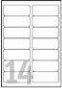 Avery Heavy Duty Laser Labels Polyester Hvit 38.1 X 99.1 Mm 280 Stk 20 Ark X 14 Merkelapper