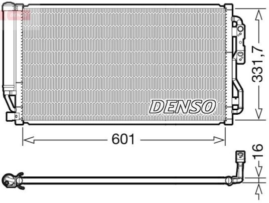 Kondensator DENSO DCN05035 Kondensator DENSO DCN05035