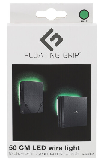 Floating Grip Led Wire Light with USB Green