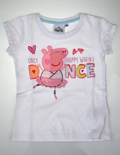 Peppa Gris T-skjorte Dance - 128 / 8 år - Barn - 100% bomull Peppa Gris T-skjorte Dance - 128 / 8 år - Barn - 100% bomull