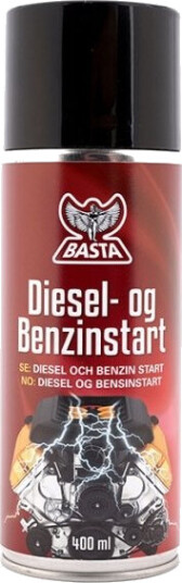 Basta Diesel Og Bensin Start 400 Ml. Basta Diesel Og Bensin Start 400 Ml.