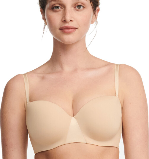 Chantelle BH Essentiall Bandeau T-shirt Bra Beige G 80 Dame Chantelle BH Essentiall Bandeau T-shirt Bra Beige G 80 Dame