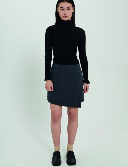 NORR Cano Short Skirt - Grey - 36