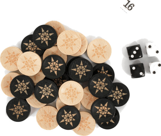 Reisespill.no Ekstra brikker til Backgammon til premium laget i tre Reisespill.no Ekstra brikker til Backgammon til premium laget i tre