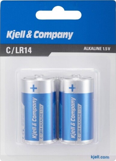 Kjell & Company C-batterier (LR14) 2-pk Alkalisk 7600 mAh