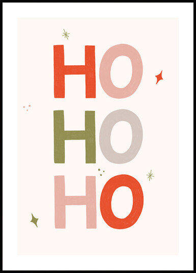 Ho Ho Ho Plakat Plakat / 70x100cm