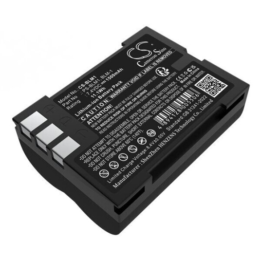 Olympus Camedia C-8080 Wide Zoom batteri (1500 mAh 7.4 V, Sort) Olympus Camedia C-8080 Wide Zoom batteri (1500 mAh 7.4 V, Sort)
