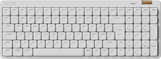 Lofree Flow Lite100 Mekanisk Tastatur 96% Bakgrunnsbelyst Off White