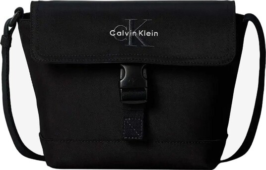 Calvin Klein Bold Small Flap Messenger BLACK One Size