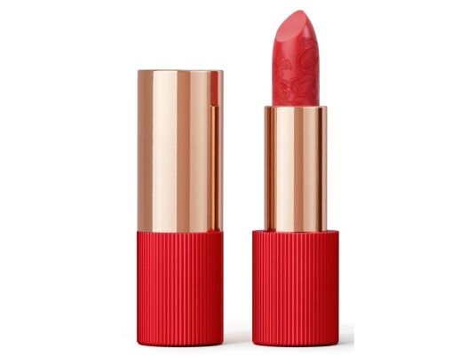 La Perla Matte Silk Matte Cream Lipstick 103 Coral Red 3.5 G