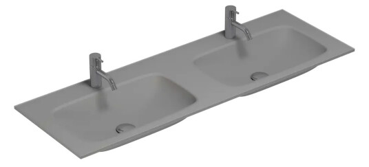 Dansani Calidris Form Servant, Dobbel 120,2x40,5 cm, Lys Grå Matt