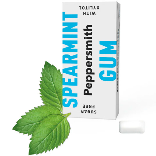 Xylitol tyggegummi PEPPERSMITH Gum Spearmint 15g Xylitol tyggegummi PEPPERSMITH Gum Spearmint 15g
