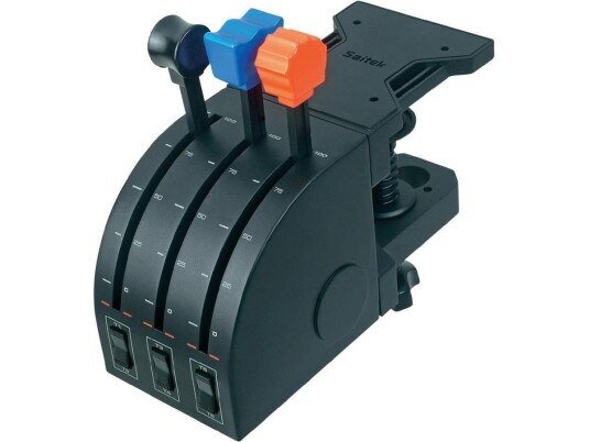 Logitech G Saitek Flight Throttle Quadrant - Wired Throttle - PC