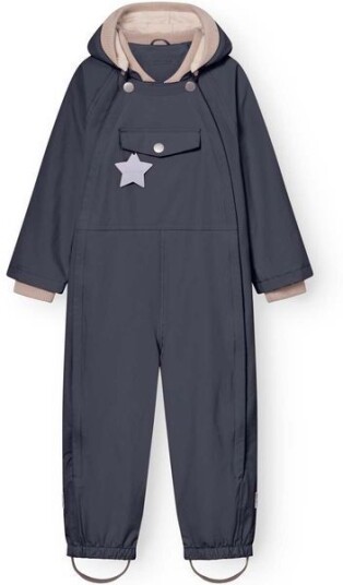 Mini A Ture Mawisto softshelldress m/fleece Ombre blue 92