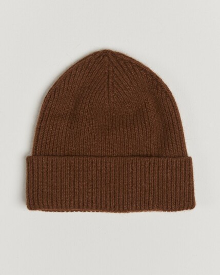 Le Bonnet Lambswool/Caregora Beanie Walnut