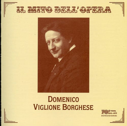 Domenico Viglione Borghese  Rigoletto / Il Trovatore / Aida  CD