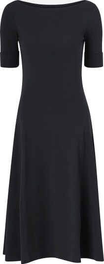 Lauren Ralph Lauren Kjole rfnd Strtch 1x1 Rib knit Svart