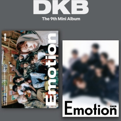 DKB Emotion Random Cover incl. 84pg Photobook, Poster, Folded Poster, Photocard, Polaroid Photo, Clear Photocard Frame + Sticker CD