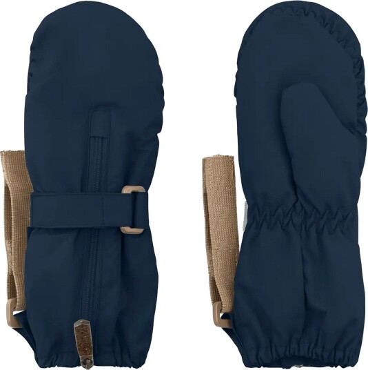 MINI A TURE Matcesar Fleece Lined Mittens   Navy   4 5Y