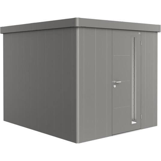 BIOHORT REDSKAPSBOD NEO 3B STD. DØR KVARTSGRÅ METALLIC