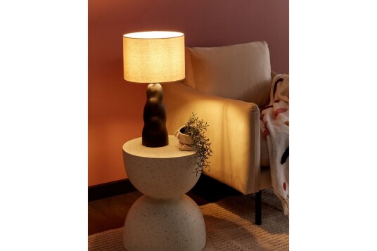 Incantata Bordlampe 51 cm E27 Svart/Beige