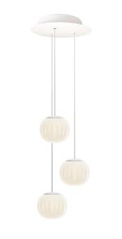 Luceplan Lita Multippel Taklampe Ø14 Opal