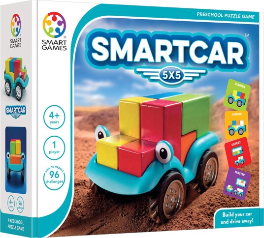 SmartGames: SmartCar 5x5 Logikkspill 4 År+