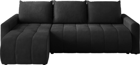 Fynrican 3 seters sovesofa med divan svart