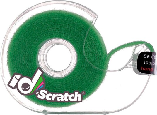 Patchsee Tapeholder Id-Scratch Med Borrelåstape (2 m) Grønn