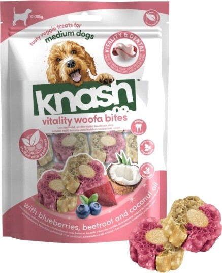 Knash WL Bites Blueberry beetroot 100gr Knash WL Bites Blueberry beetroot 100gr