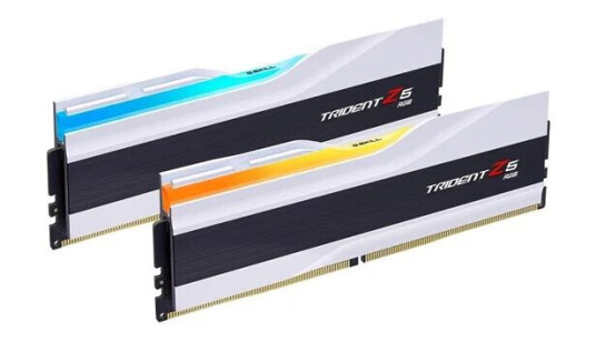 G.Skill Trident Z5 RGB DDR5-7200 - 32GB - CL34 - Dual Channel (2 pcs) - Intel XMP - Hvit med RGB