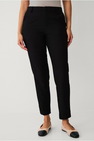 Ellos Collection Millie slacks med et stretch Svart