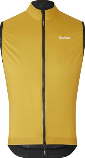 Gripgrab Men's PACR Windproof Lightweight Vest Mustard Yellow L