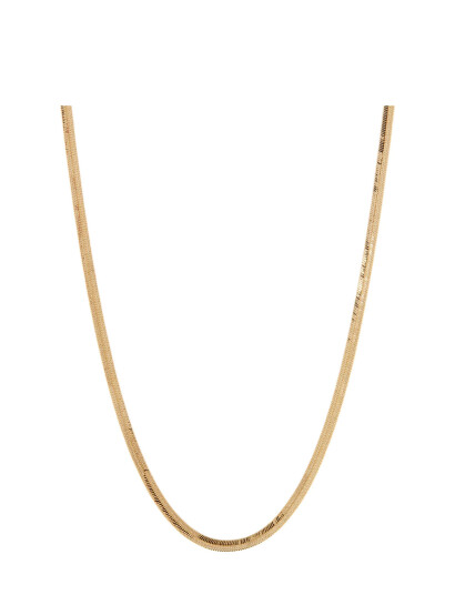 LUV AJ The Classique Herringbone Chain Gold   Gold   