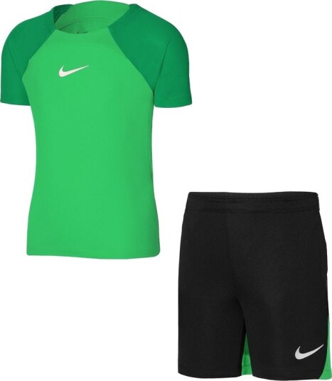 Nike Treningssett Dri FIT Academy Pro Grønn/Hvit Barn størrelse M: 110 116 cm