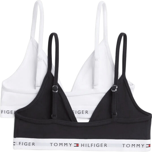 Tommy Hilfiger 2 Pack Cotton Triangle White 140 152