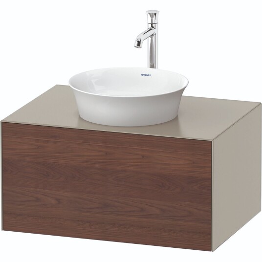 Duravit White Tulip Servantskap 1 skuff 80x55x40,8 cm Valnøtt/Taupe Matt