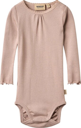 Wheat Body I/e Rib Lotta Dry Rose Wheat 62 Langermet Body Beige Lilla
