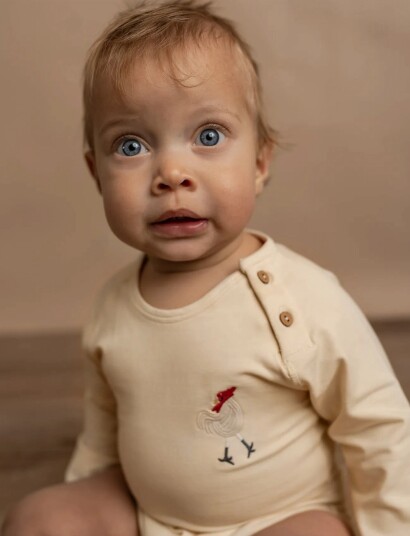 Hanevild Summer Romper Beige 62