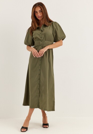 Waist Detail Cotton Dress