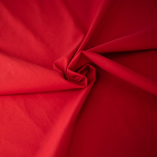 Twill bomull stretch Rød