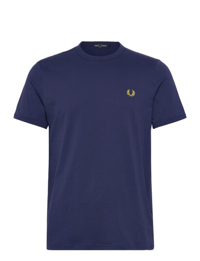 Fred Perry Ringer T Shirt Navy M Fred Perry Ringer T Shirt Navy M