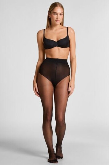 Hunkemöller Strømpebukse 15 Denier Core Control Svart