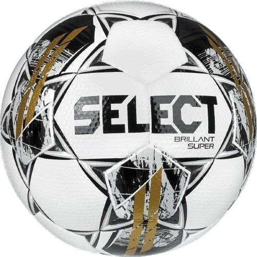 Select Fotball Brillant Super V23 Hvit/Grå Str. 4