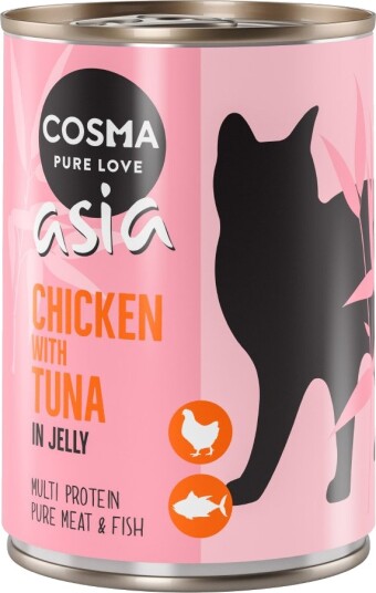 Cosma Asia I Gelé Kylling & Tunfisk 6 X 400 G
